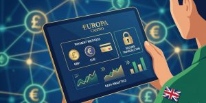  a screen showing an online gambling platform in Europe